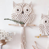 Retro Handmade Owl Tapestry