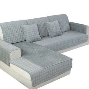 Plush Soft Sofa Cover Modern