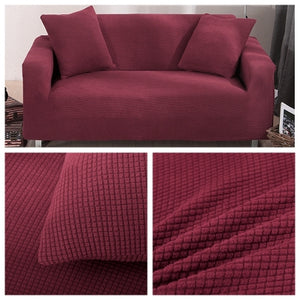 Solid Sectional Sofa Cover