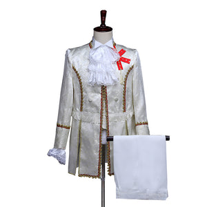 Men Stage Costume Court Prince Suit