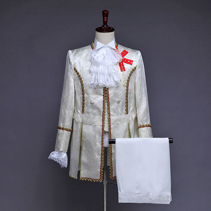 Men Stage Costume Court Prince Suit