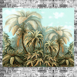 Hanging tropical rainforest tapestry