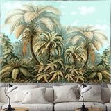 Hanging tropical rainforest tapestry