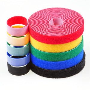 Adhesive velcro reusable